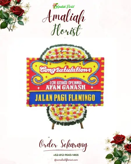 Sewa Papan Bunga Rendang